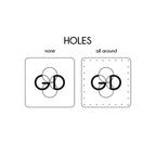 1.75 x 1.75 Inch - Custom Tags