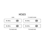 0.5 x 2.5 Inch - Custom Tags - Fold Over
