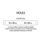 0.5 x 4 Inch - Custom Tags - Fold Over - Rivet Style