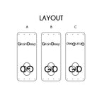 1 x 2.5 Inch - Custom Tags - Fold Over