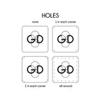 1.5 x 1.5 Inch - Custom Tags
