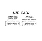 0.5 x 1.5 Inch - Custom Tags