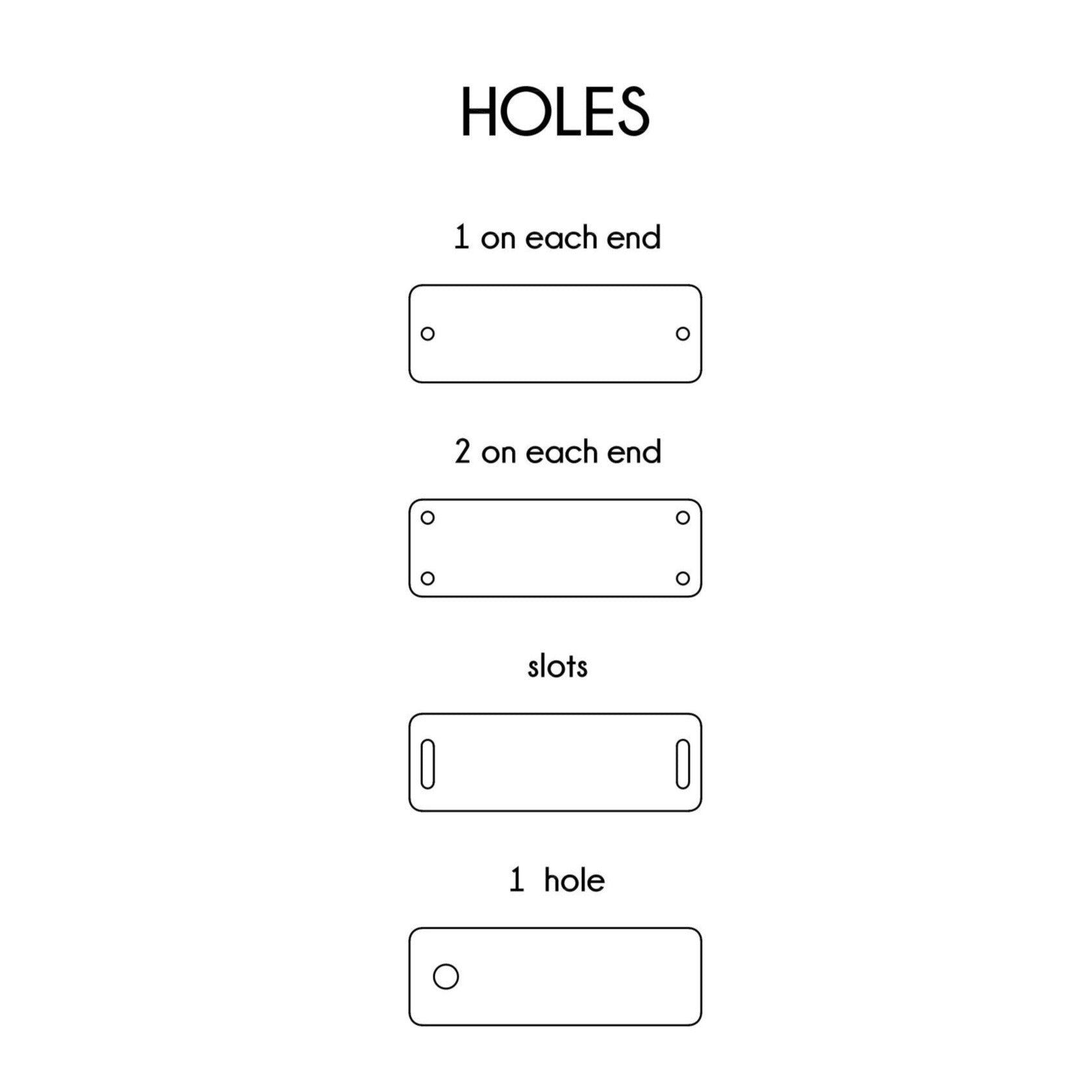 0.5 x 1.5 Inch - Custom Tags