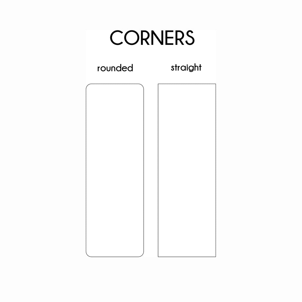 1 x 3 Inch - Custom Tags - Fold Over