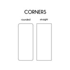 1 x 2.5 Inch - Custom Tags - Fold Over