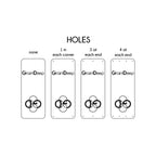 1 x 2.5 Inch - Custom Tags - Fold Over