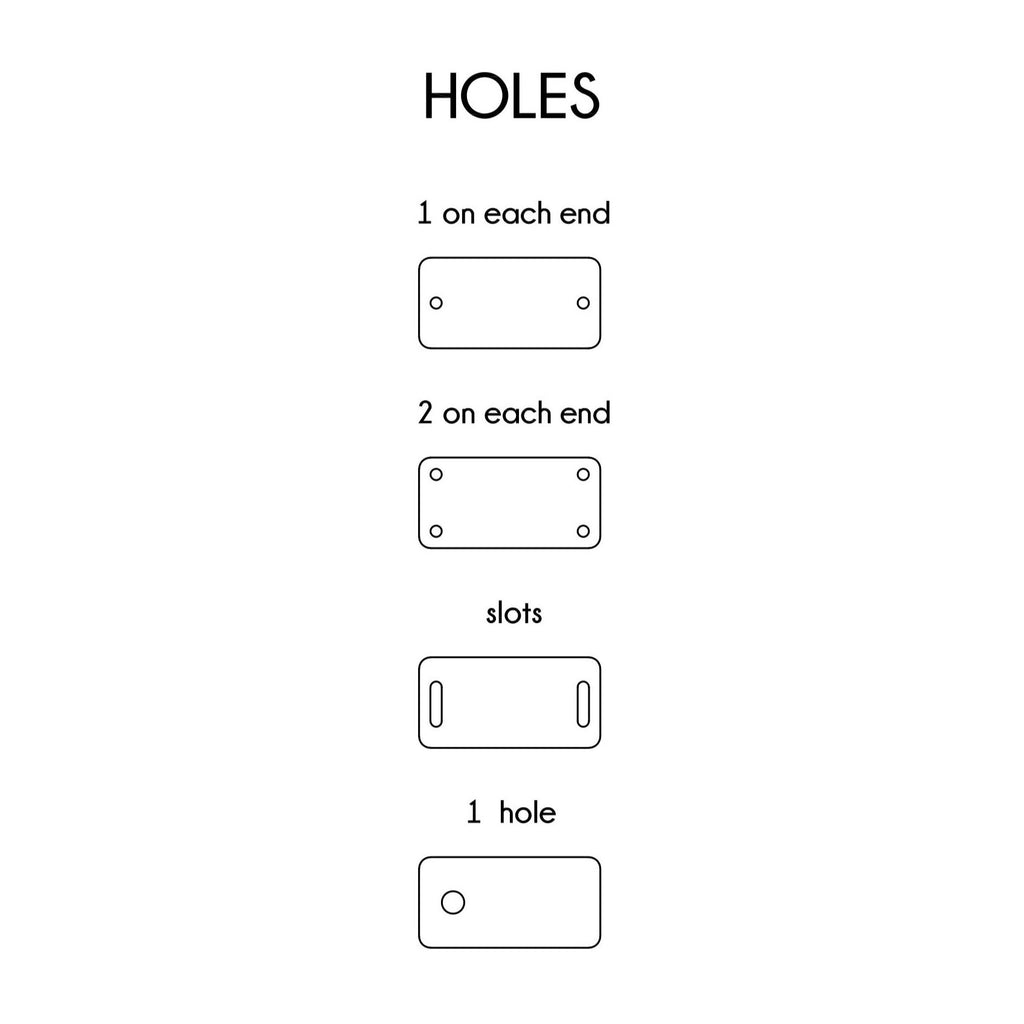 0.5 x 1 Inch - Custom Tags