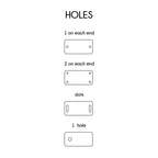 0.5 x 1 Inch - Custom Tags