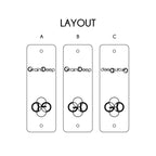 1 x 3 Inch - Custom Tags - Fold Over - Rivet Style