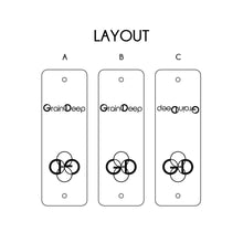 1 x 3 Inch - Custom Tags - Fold Over - Rivet Style
