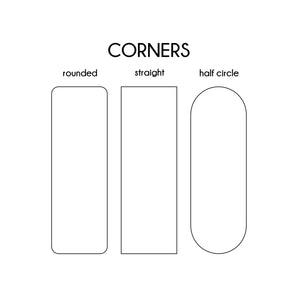1 x 3 Inch - Custom Tags - Fold Over - Rivet Style