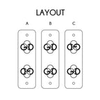 0.75 x 2.5 Inch - Custom Tags - Fold Over - Rivet Style