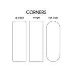 1 x 3 Inch - Custom Tags - Fold Over - Rivet Style