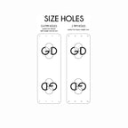 1 x 3 Inch - Custom Tags - Fold Over