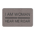 I AM WOMAN - 2.5 X 1.5 Inch Faux Leather Patch