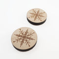 snowflake magnet set