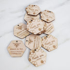 1.5 x 1.5 Inch - Custom Honey Tags
