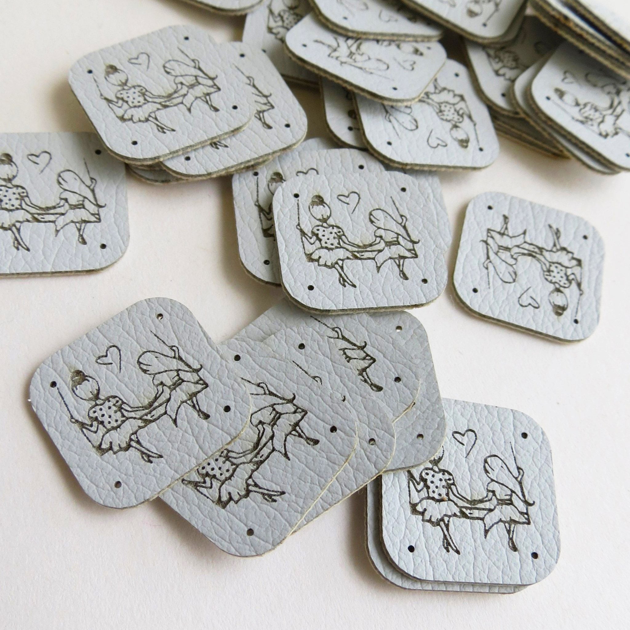 0.75 x 0.75 Inch - Custom Tags