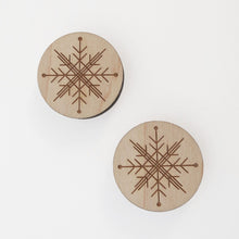 snowflake magnet set