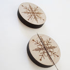 snowflake magnet set
