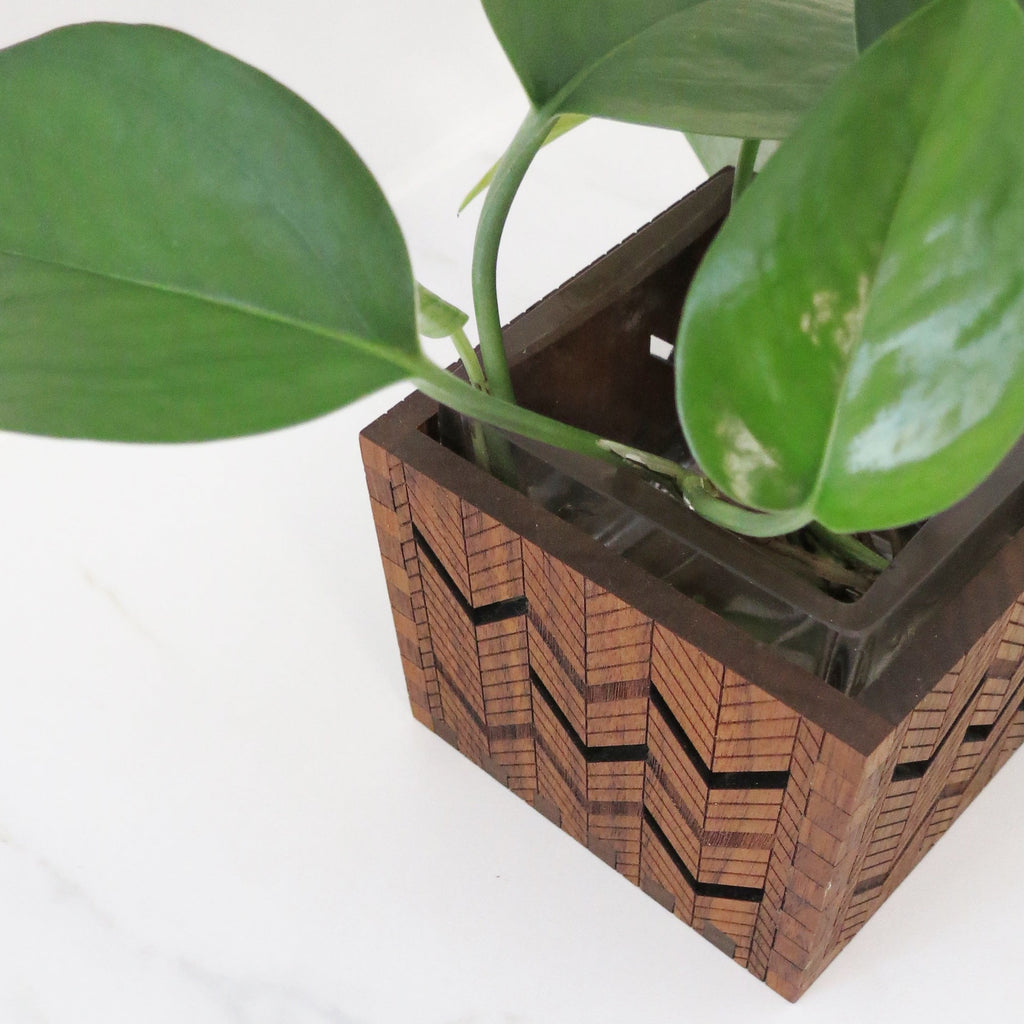 Small Vase - Herringbone