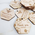 1.5 x 1.5 Inch - Custom Honey Tags