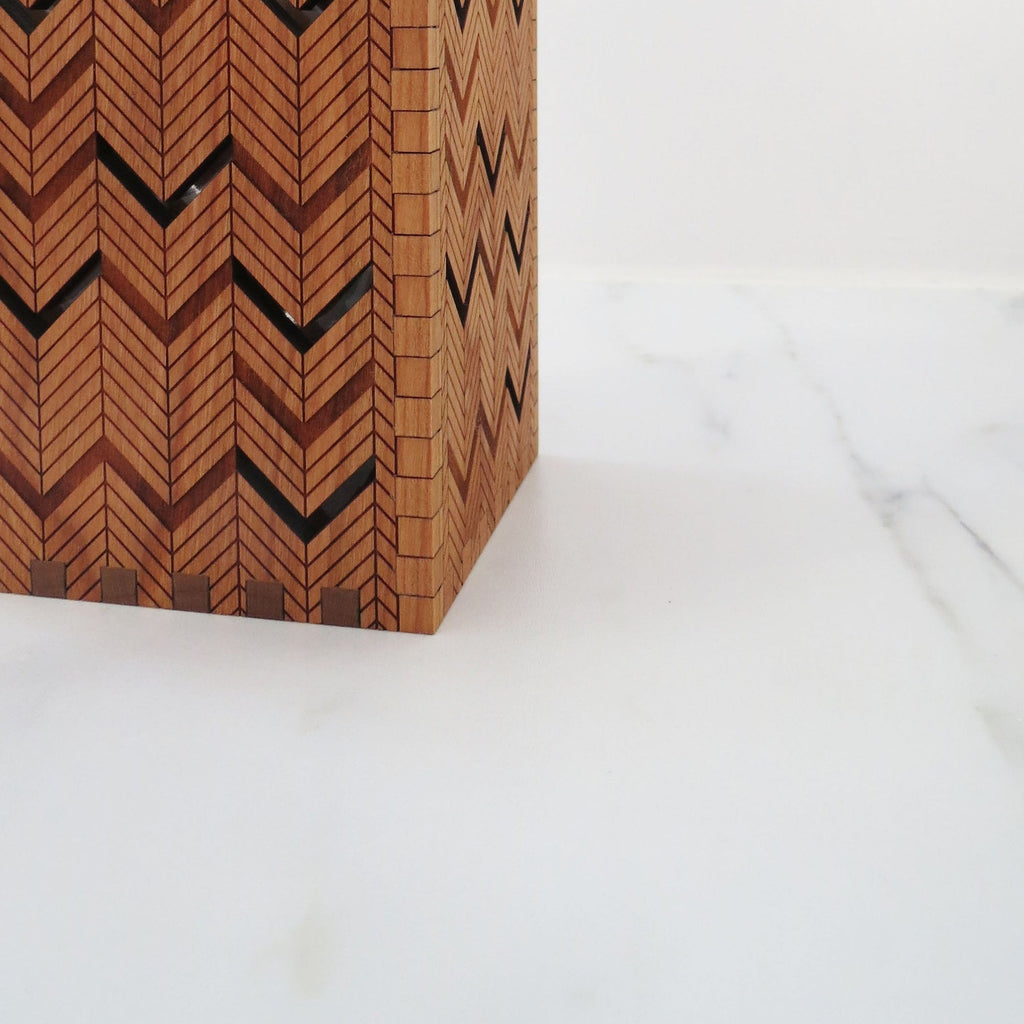 Medium Vase - Herringbone