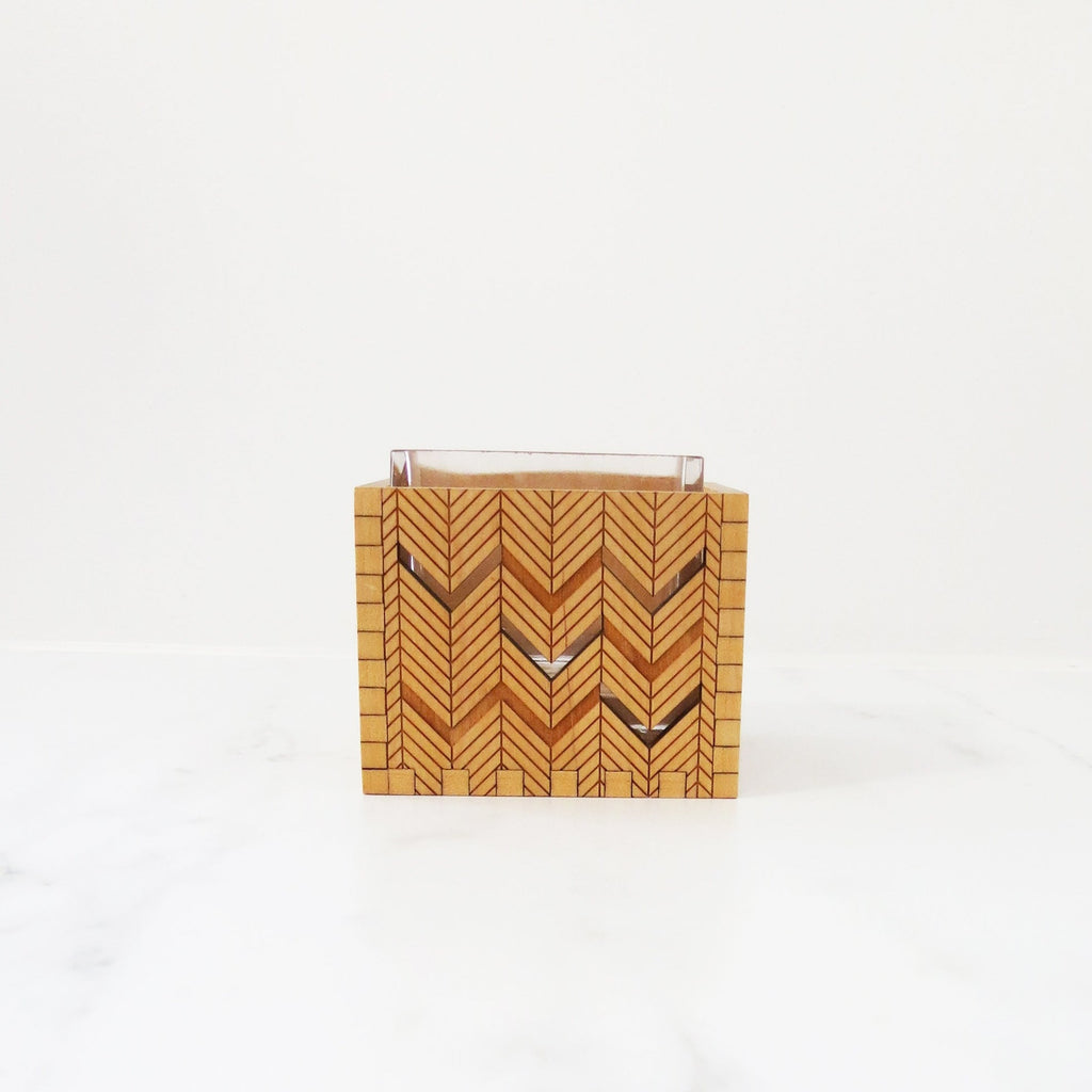 Small Vase - Herringbone