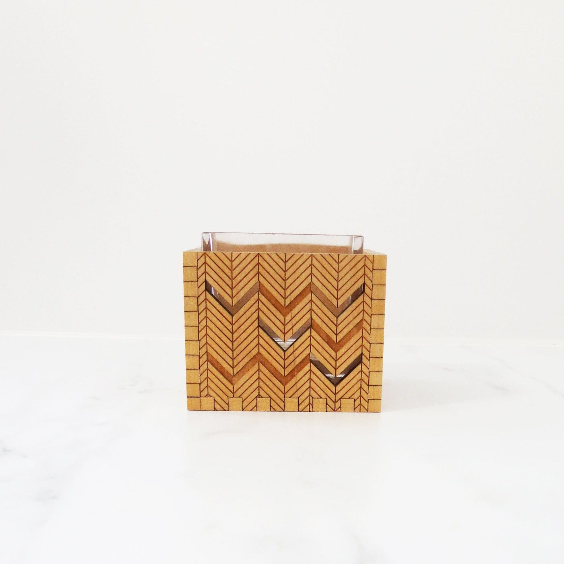 Small Vase - Herringbone