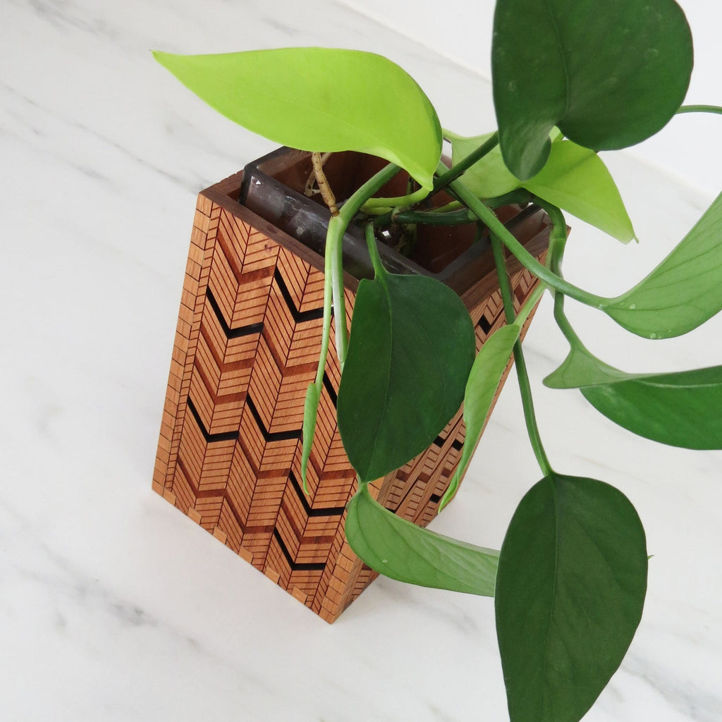 Medium Vase - Herringbone
