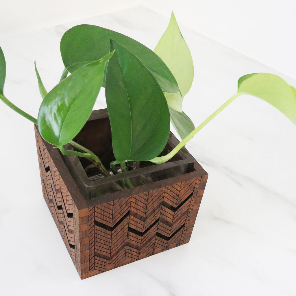 Small Vase - Herringbone