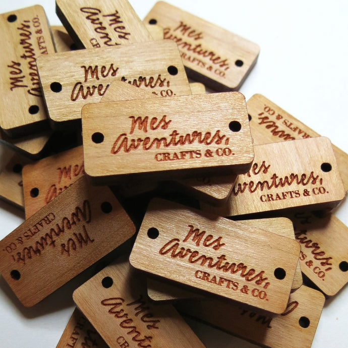 0.5 x 1 Inch - Custom Tags