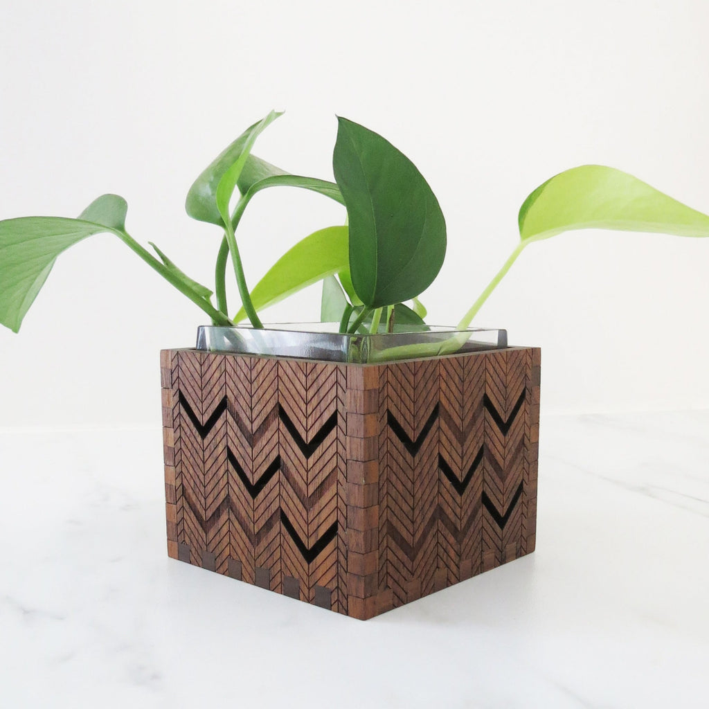 Small Vase - Herringbone