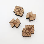 art deco magnet set