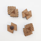 art deco magnet set
