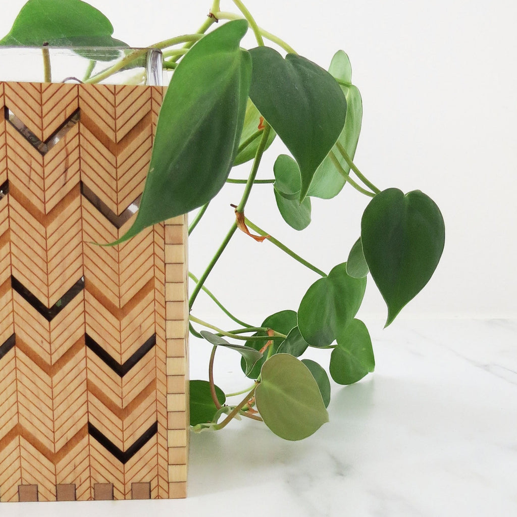 Medium Vase - Herringbone