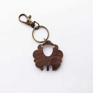 Wood Sheep Charm