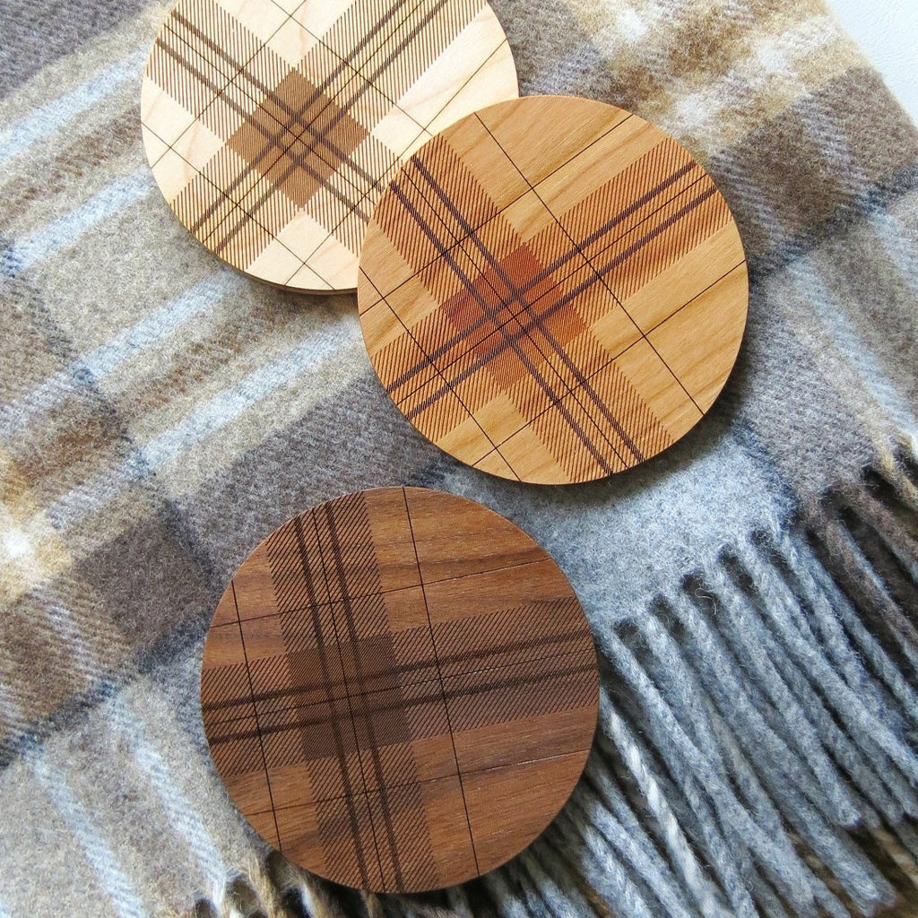 Coasters - Plaid