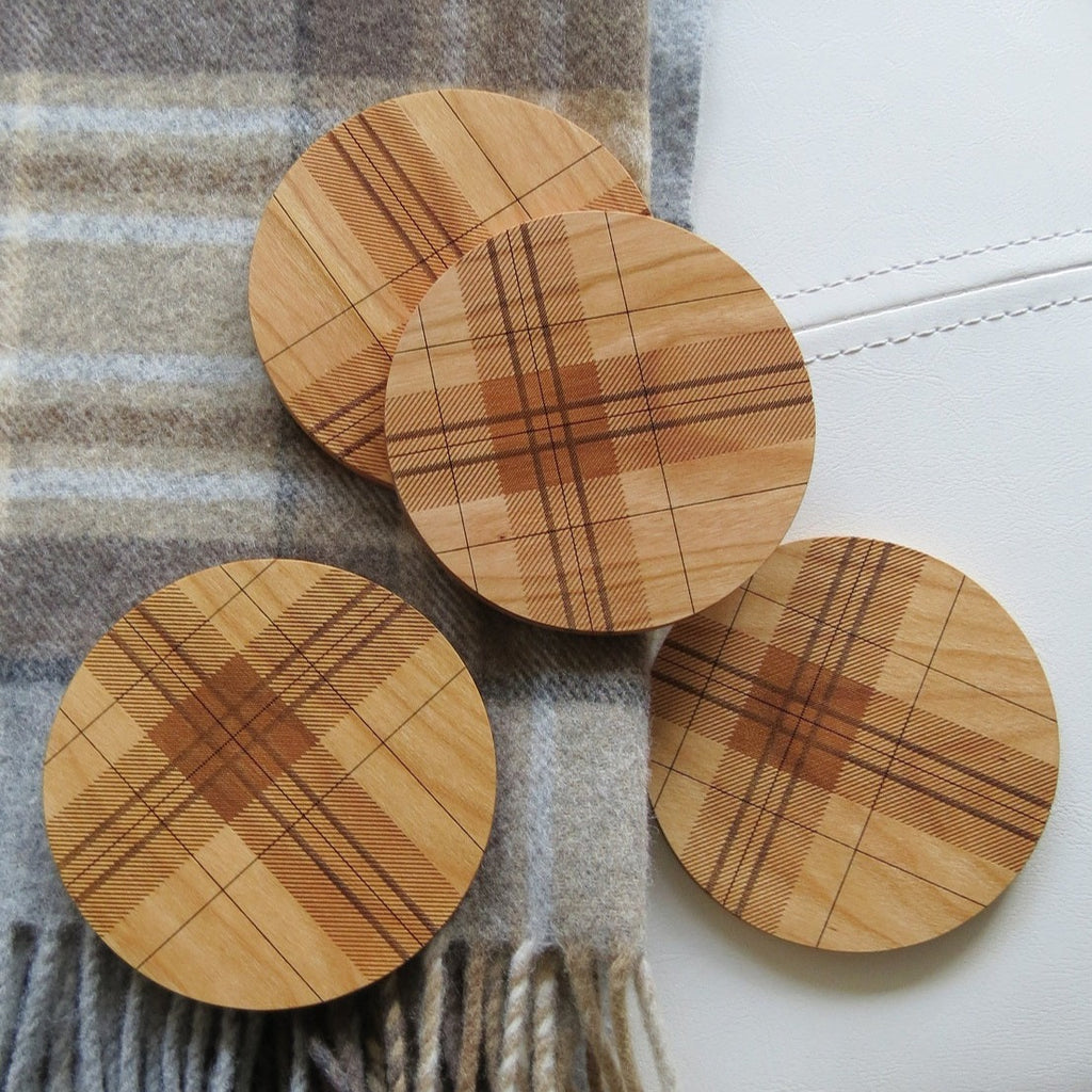 Coasters - Plaid