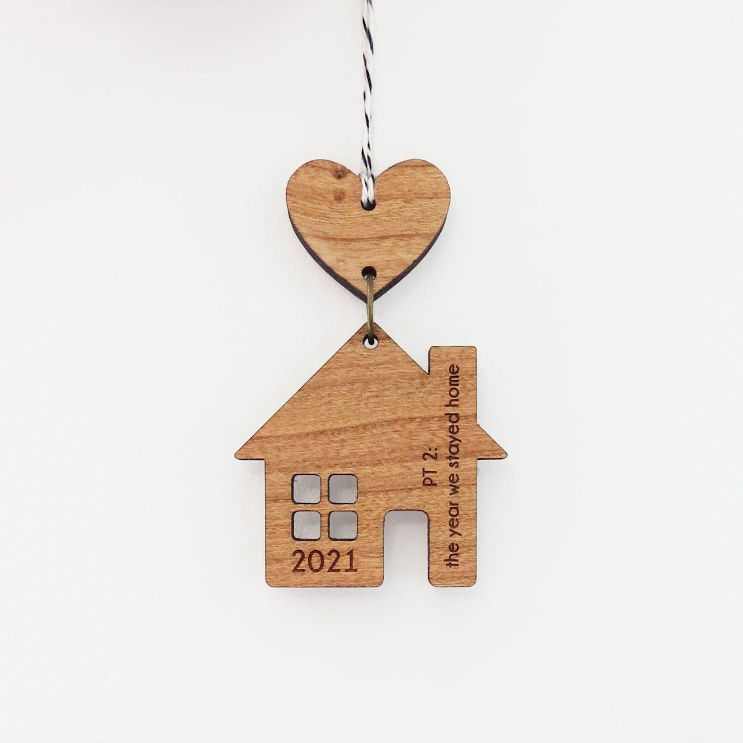 2021 Ornament - the year we stayed home