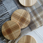 Coasters - Plaid