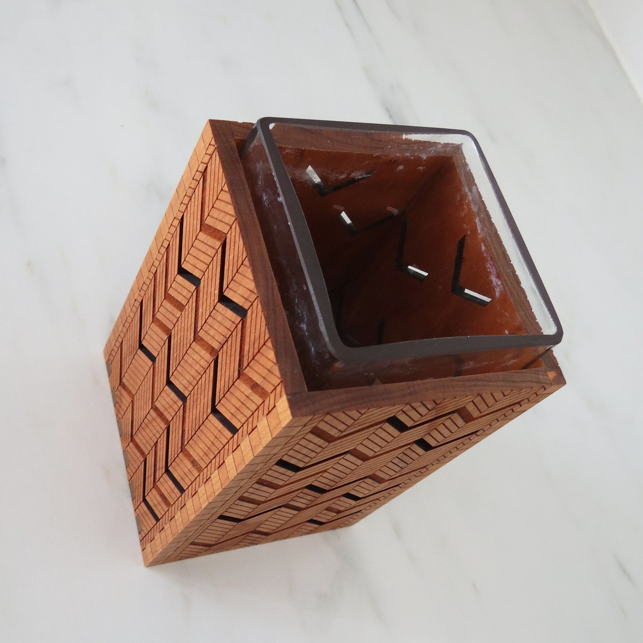 Medium Vase - Herringbone