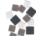 1 x 1 Inch - Custom Tags