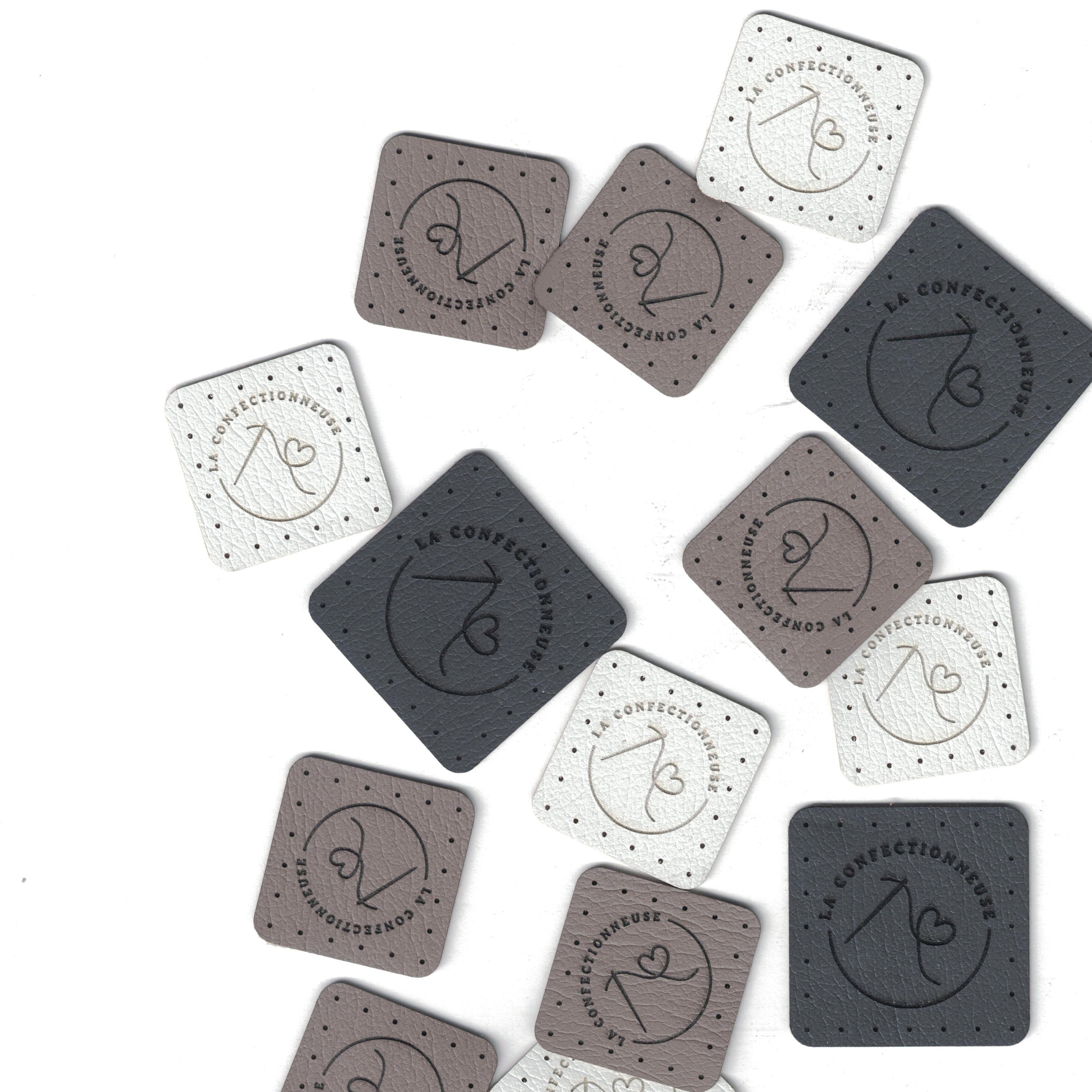 1 x 1 Inch - Custom Tags