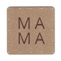 MAMA - 2 Inch Faux Suede Patch