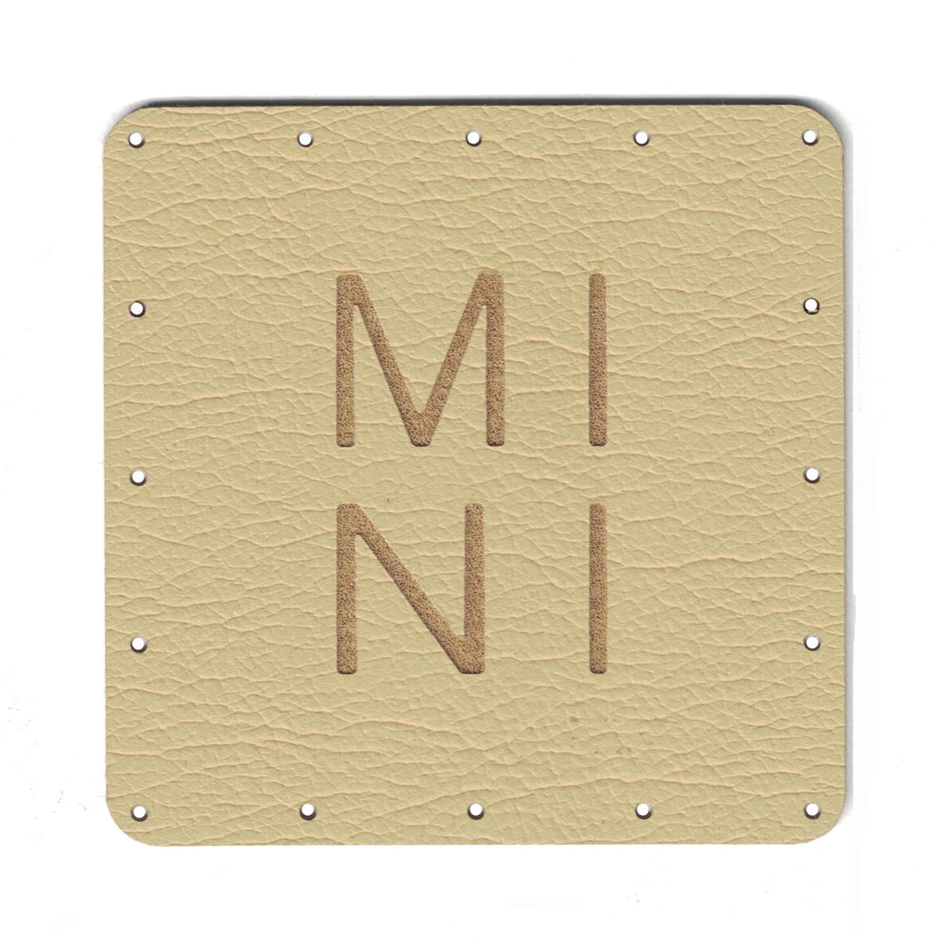 MINI - 2 Inch Faux Leather Patch