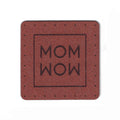MOM WOW - 1.75 Inch Faux Suede Patch