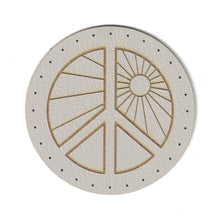 peace sun - 2 Inch Faux Leather Patch
