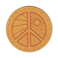 peace sun - 2 Inch Faux Suede Patch