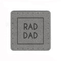 RAD DAD - 1.75 Inch Faux Suede Patch